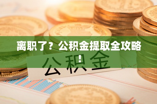 巴音郭楞离职了？公积金提取全攻略！
